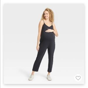 The nines by Hatch maternity black jumpsuit NWT